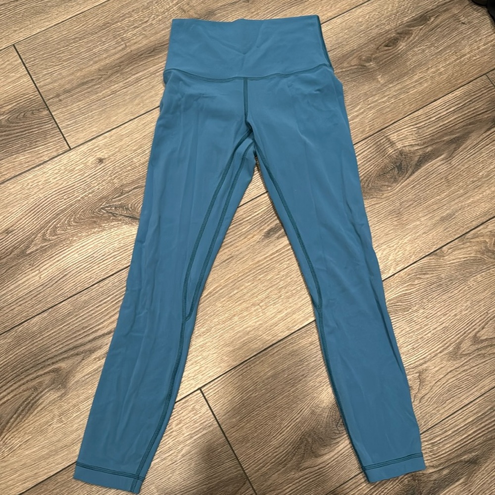 Blue lulu align legging